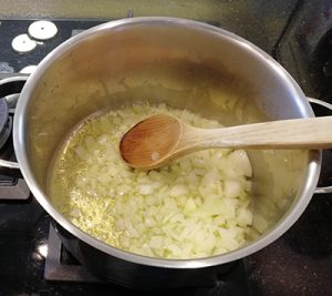 onion cooking